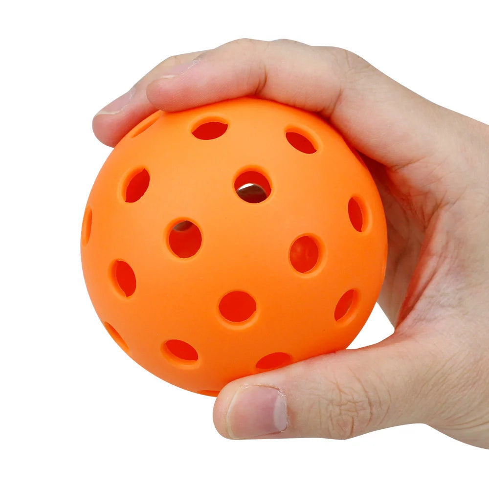 Outdoor Pickleballs 74MM 40-Hole Durable Competition Balls (6/12/24PCS)