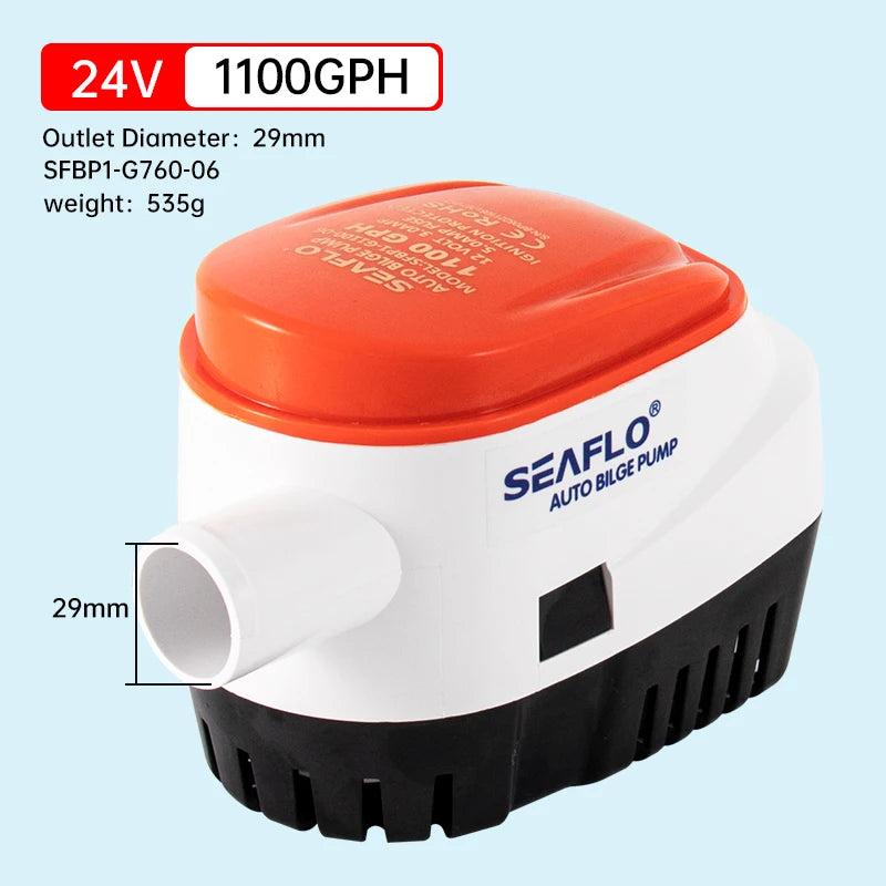 12V/24V Marine Bilge Pump DC Submersible Water Pump