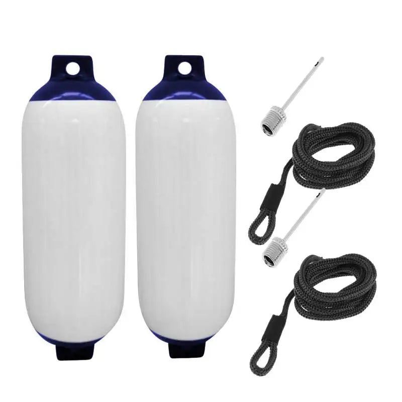 2Pcs Inflatable Boat Fenders Marine Dock Bumpers