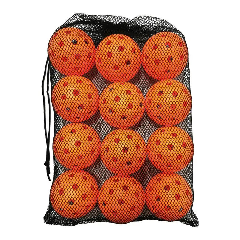 12pcs Outdoor Pickleballs 74mm 40-Hole Durable Competition Balls