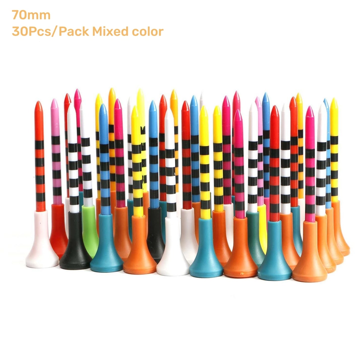 Golf Nail Tee 83 mm – Soft Rubber Head Ball Holder