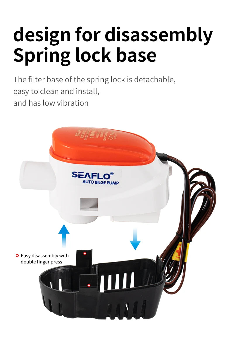 12V/24V Marine Bilge Pump DC Submersible Water Pump