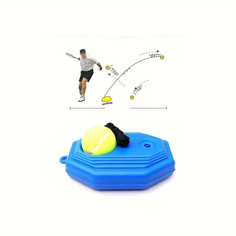 Single Base Tennis Trainer with High Elastic Rope