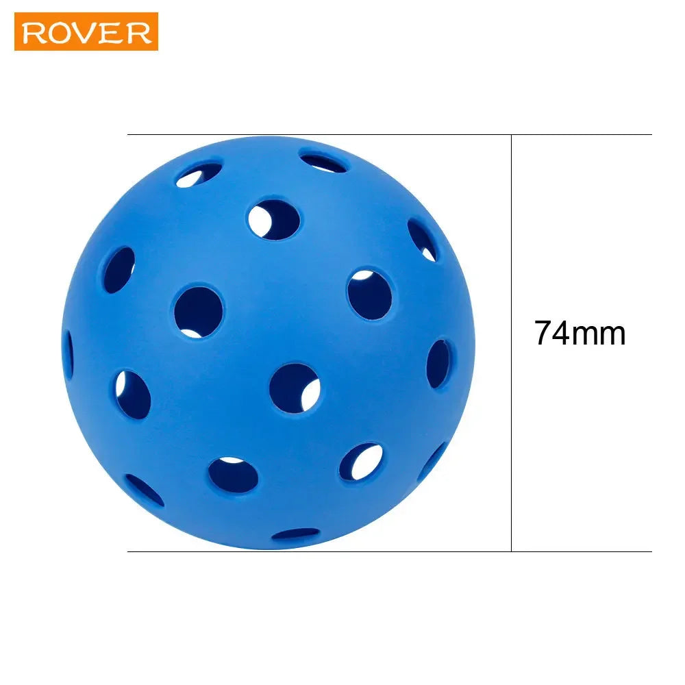 Outdoor Pickleballs 74MM 40-Hole Durable Competition Balls (6/12/24PCS)