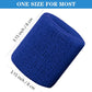 1 Pair Breathable Cotton Wrist Sweatbands for Sports