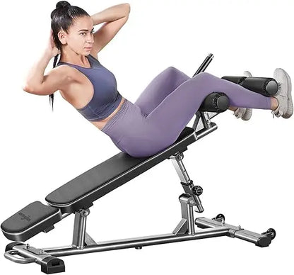 Professional Adjustable Sit-Up & Weight Bench with 4 Height Levels