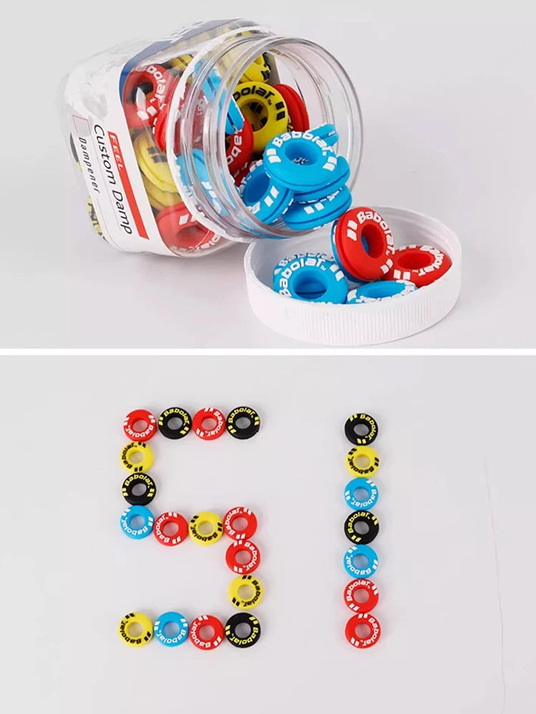 Tennis Racket Vibration Dampeners – 2/10Pcs Set