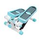 Portable Mini Fitness Stepper with Resistance Bands – Blue