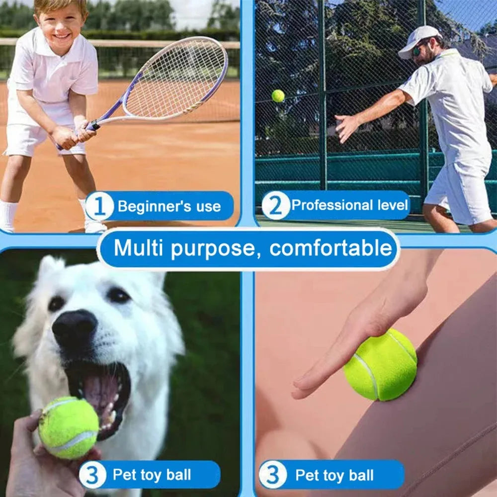 6Pcs Tennis Balls with Mesh Carry Bag – Practice & Play