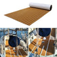 2.4m Self-Adhesive EVA Foam Boat Flooring – Faux Teak Marine Decking Mat