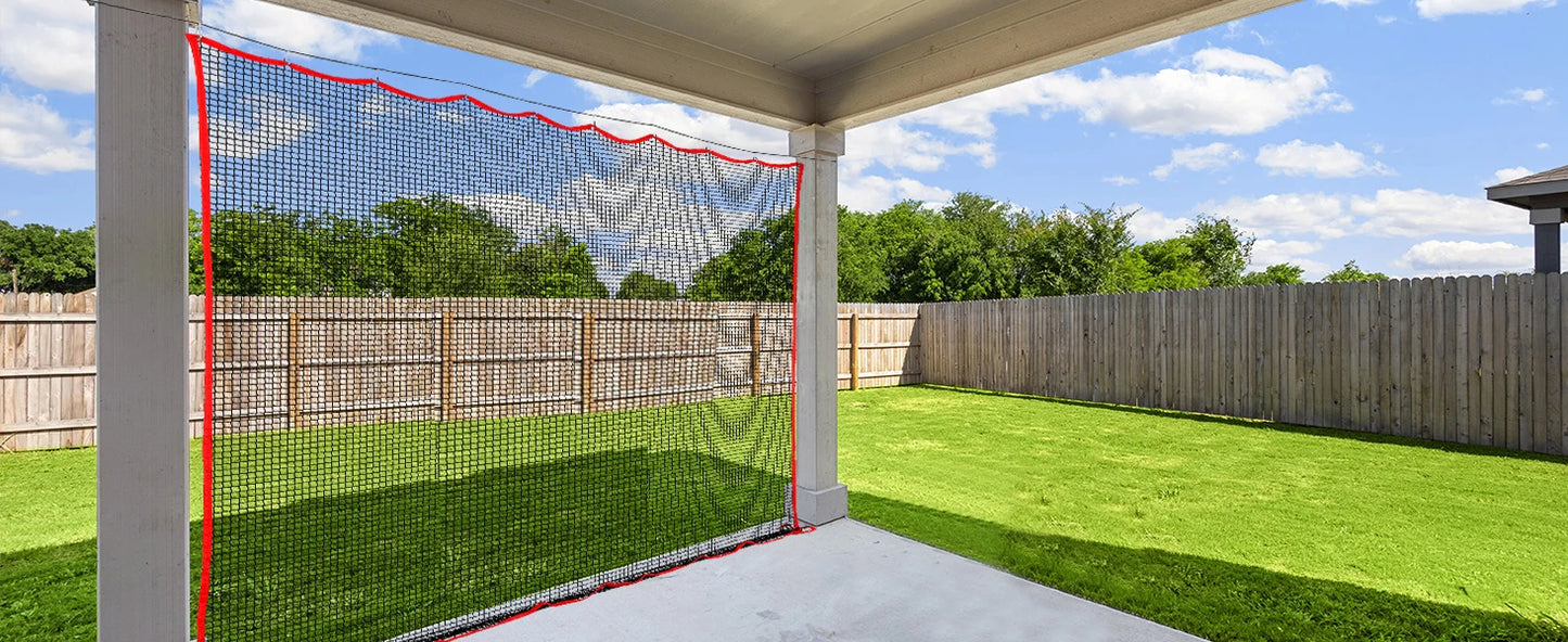 10x10FT Heavy Duty Golf Practice Net – High Impact Barrier Netting