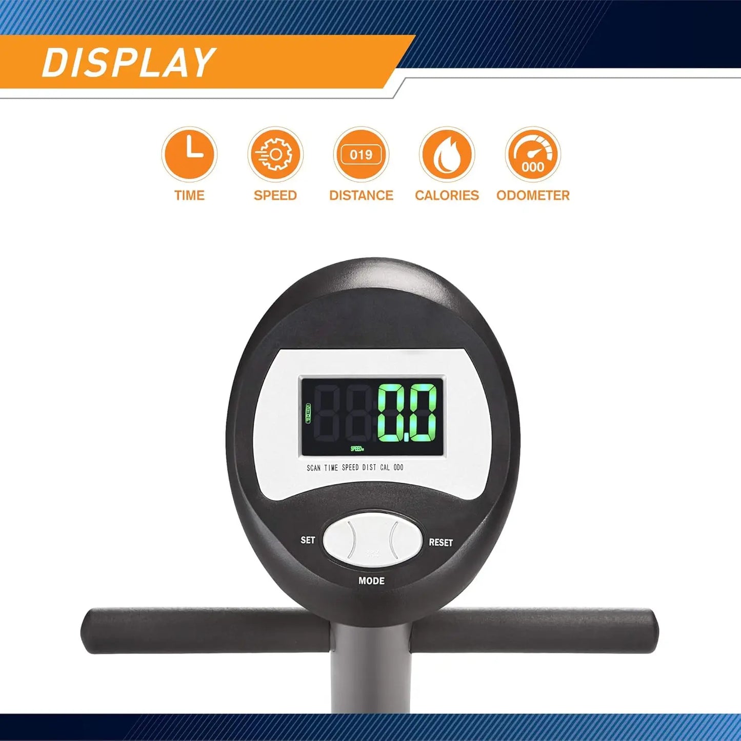 Home Exercise Bike with Adjustable Magnetic Resistance – Cardio Fitness Trainer