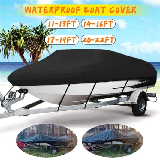 210D Waterproof Boat Cover for 11–22FT Boats
