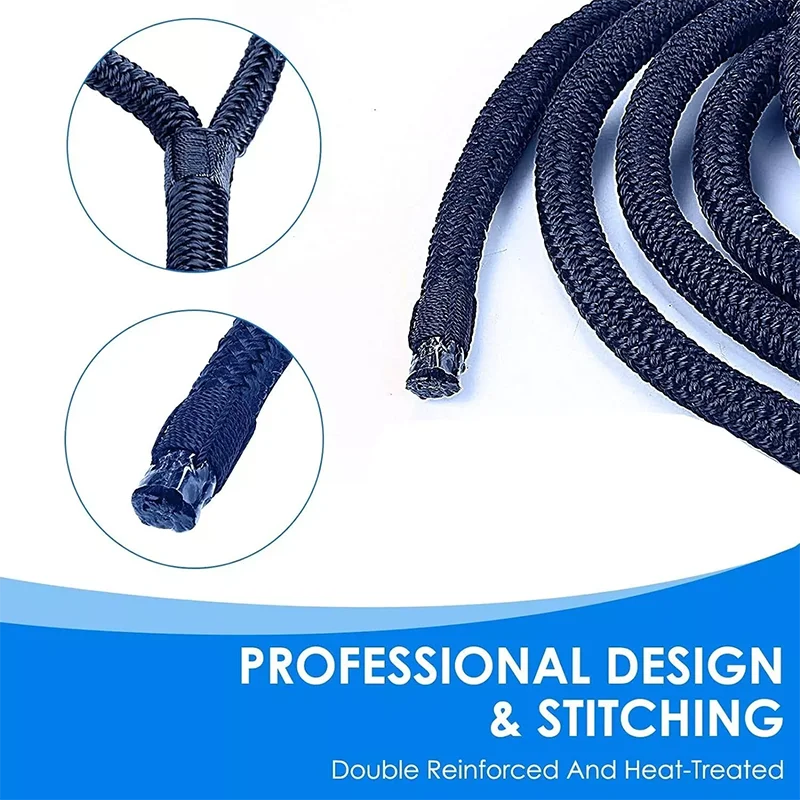 4.6m/15ft Blue Double Braided Nylon Boat Dock Line