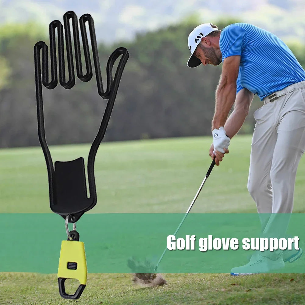 Portable Golf Glove Holder Rack with Keychain