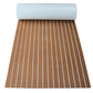 2.4m Self-Adhesive EVA Foam Boat Flooring – Faux Teak Marine Decking Mat