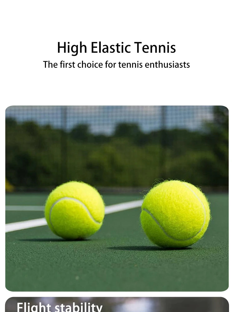 3Pcs Advanced Training Tennis Balls – Durable & Elastic