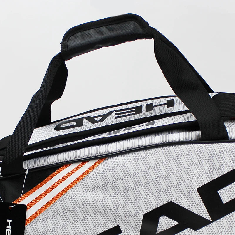 Large Capacity Tennis Racket Bag with Shoe Compartment