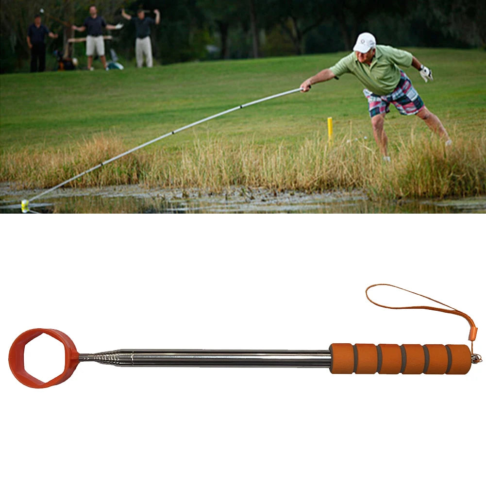 8.86FT Telescopic Golf Ball Retriever – Extendable Picker Tool