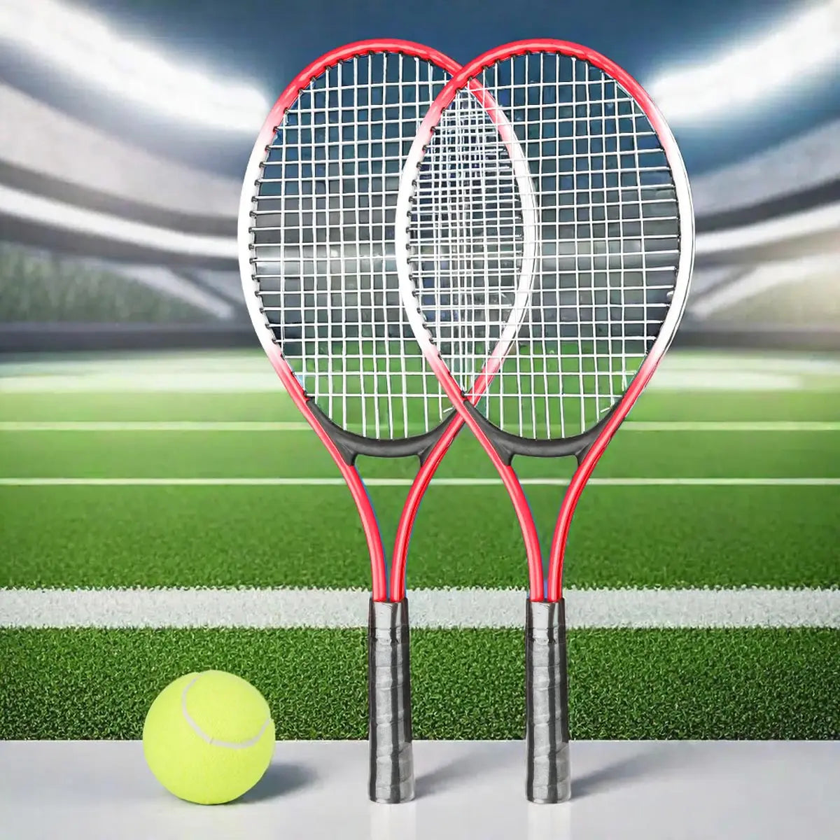 2Pcs Tennis Racket Set with Bag – Beginner Youth Training