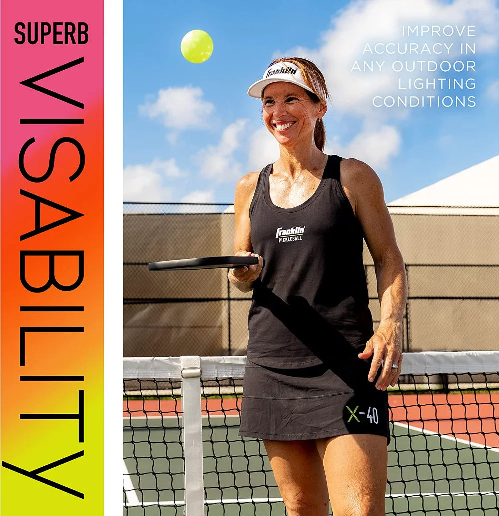 Outdoor Pickleballs 74MM 40-Hole Durable Competition Balls (6/12/24PCS)