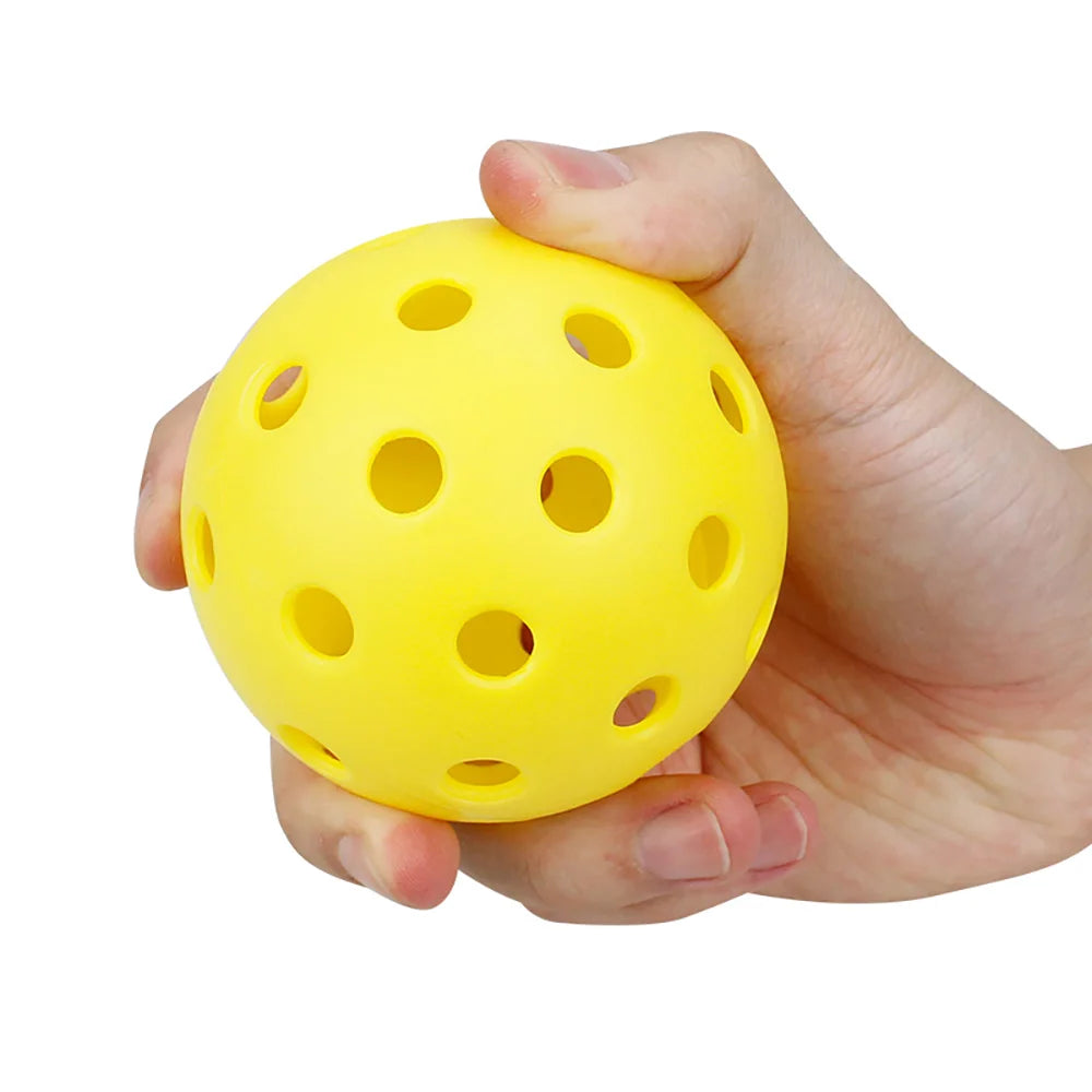 Outdoor Pickleballs 74MM 40-Hole Durable Competition Balls (6/12/24PCS)