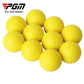 1/10Pcs Yellow PU Foam Golf Practice Balls – Soft Training Balls