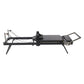 Foldable Steel Pilates Reformer Machine – Black/Grey Home Fitness Equipment