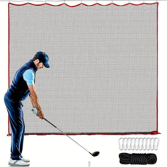 10x10FT Heavy Duty Golf Practice Net – High Impact Barrier Netting
