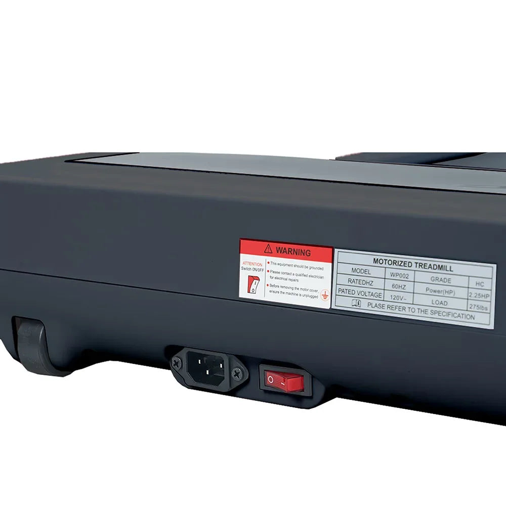 High-Efficiency Brushless Motor Treadmill with LED Display – Home Fitness