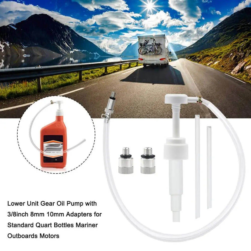 Universal Lower Unit Gear Oil Pump with Metal Adapter
