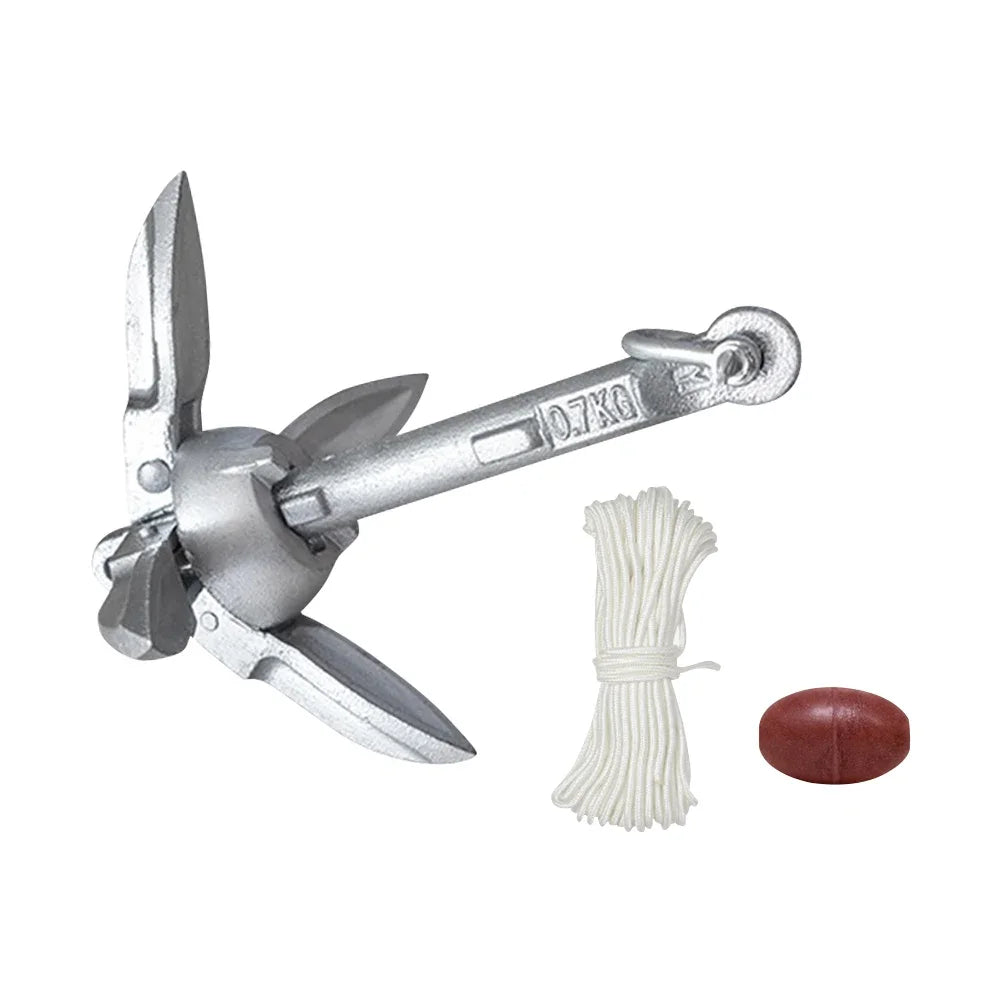 Stainless Steel Folding Grapnel Anchor for Kayak & Boat