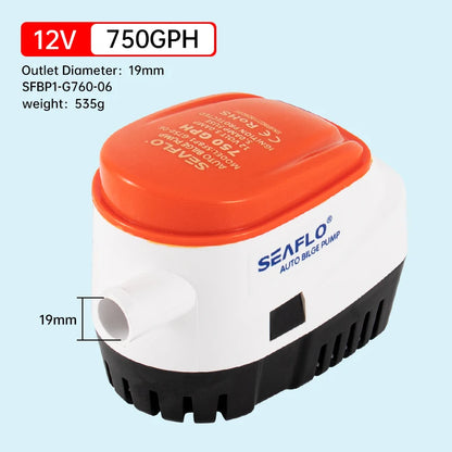 12V/24V Marine Bilge Pump DC Submersible Water Pump