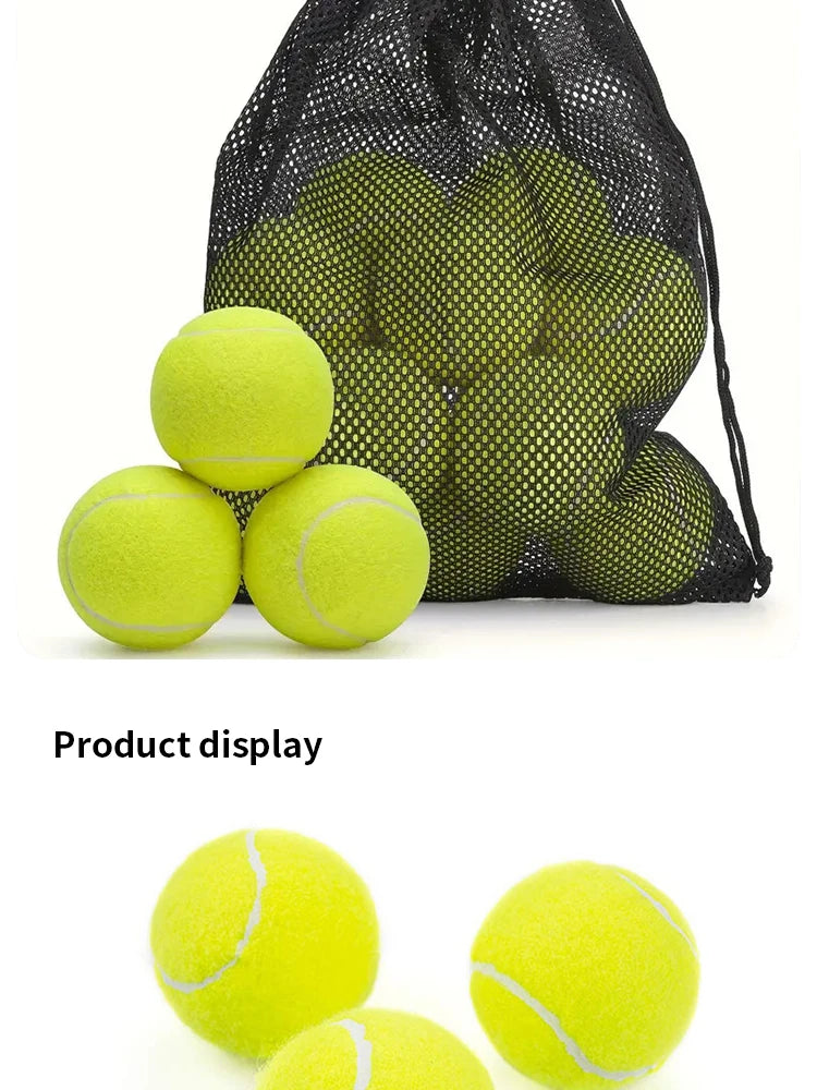 3Pcs Advanced Training Tennis Balls – Durable & Elastic