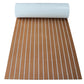 2.4m Self-Adhesive EVA Foam Boat Flooring – Faux Teak Marine Decking Mat