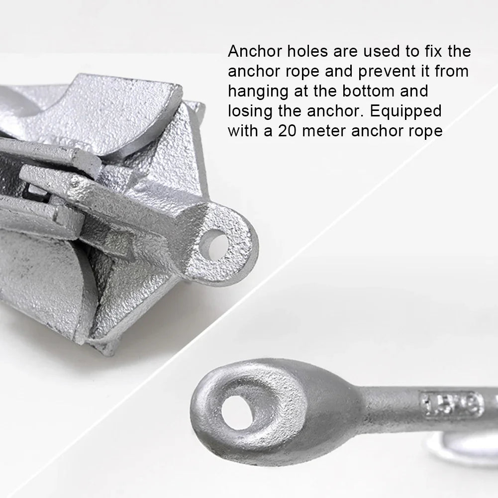 Stainless Steel Folding Grapnel Anchor for Kayak & Boat