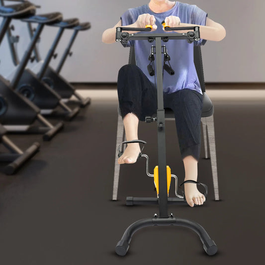 Foldable Pedal Exerciser Bike for Seniors – Adjustable Rehab Fitness Equipment