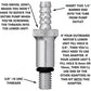 Universal Lower Unit Gear Oil Pump with Metal Adapter
