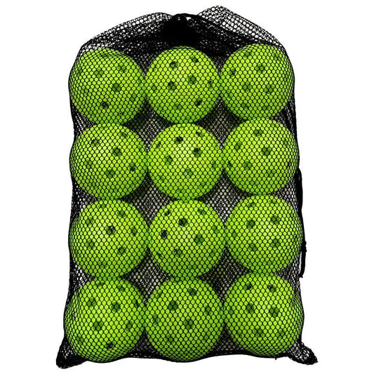12pcs Outdoor Pickleballs 74mm 40-Hole Durable Competition Balls