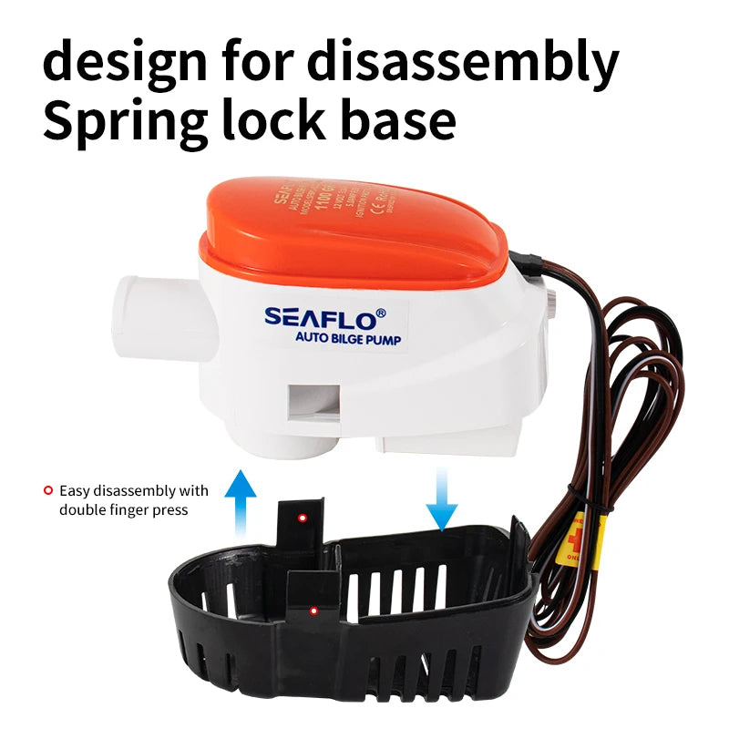 12V/24V Marine Bilge Pump DC Submersible Water Pump
