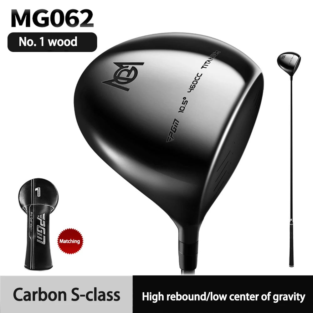 PGM Men’s Golf Driver – High Rebound Carbon Shaft Tee Wood