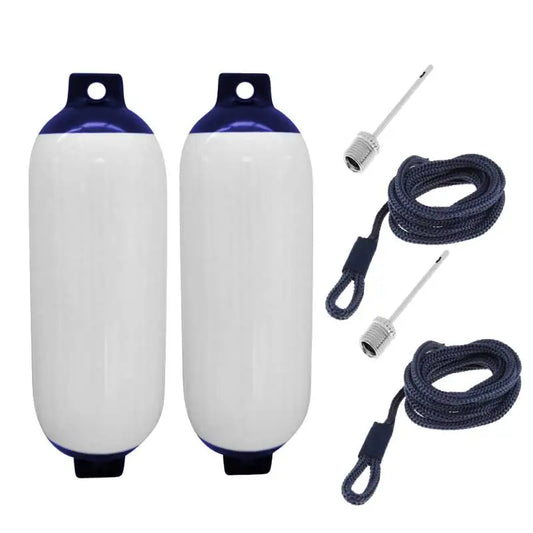 2Pcs Inflatable Boat Fenders Marine Dock Bumpers