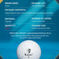 3-Layer Golf Balls (100pcs) – Long Distance & Spin Control