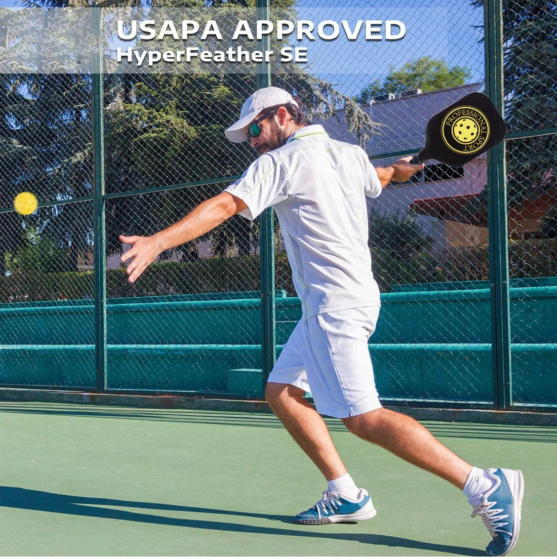 Pickleball Paddle Set – USAPA Approved Graphite Carbon Fiber