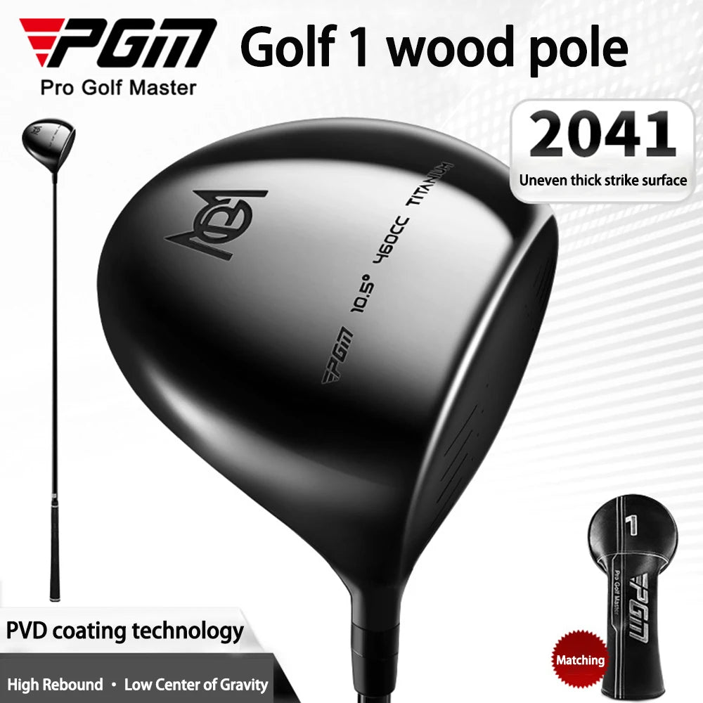 PGM Men’s Golf Driver – High Rebound Carbon Shaft Tee Wood