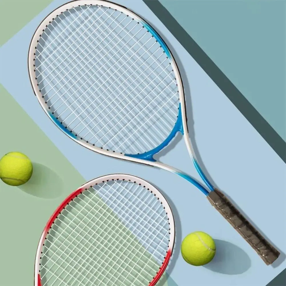 Kids Training Tennis Racket – Red/Blue Beginner Racquet
