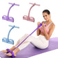 6-Tube Resistance Band Pedal Puller – Multifunction Fitness Tension Rope