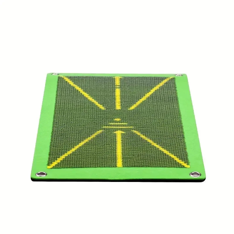 Golf Practice Hitting Mat with Floor Nails & Hook