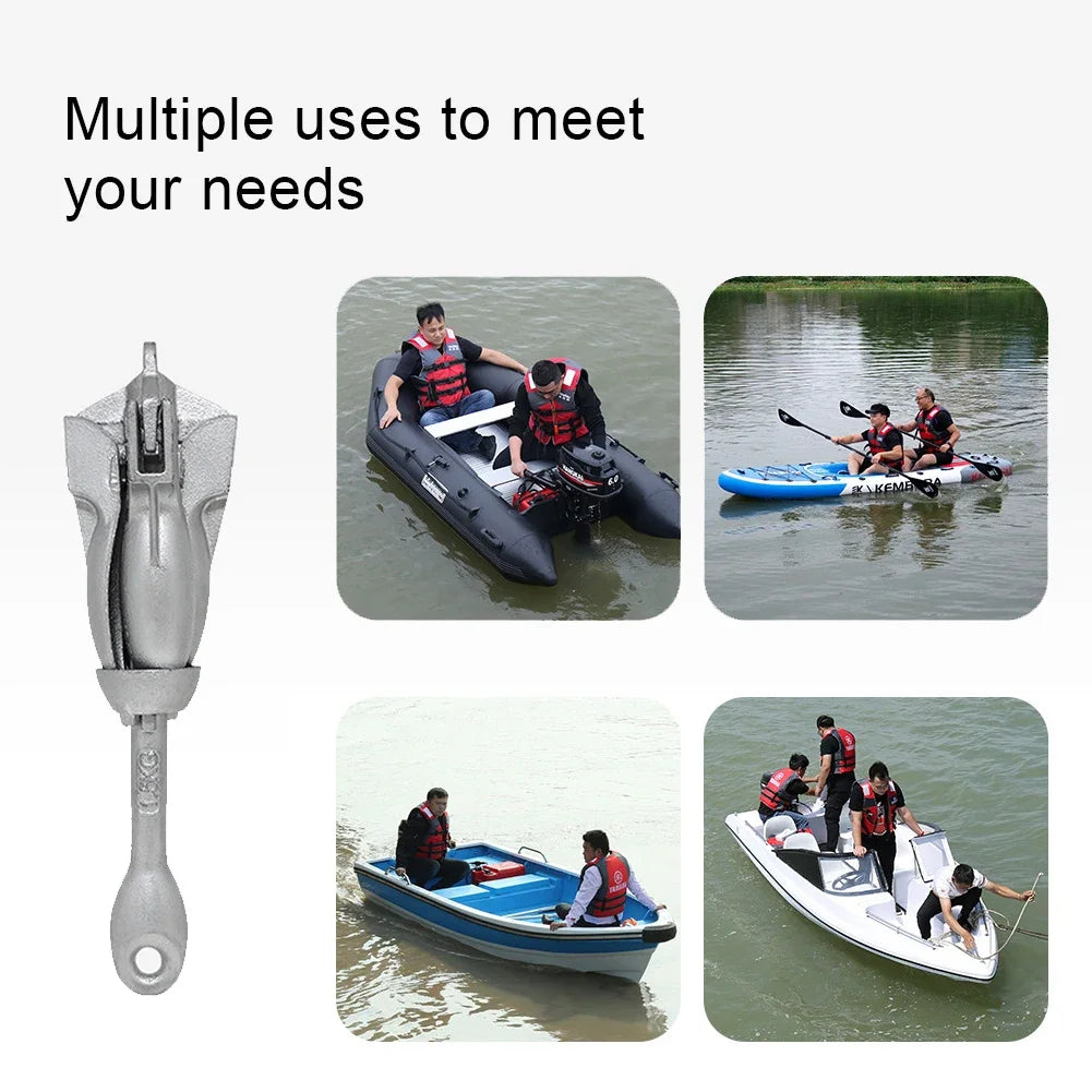 Stainless Steel Folding Grapnel Anchor for Kayak & Boat