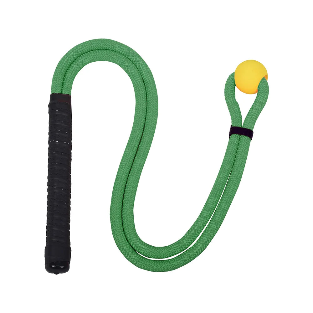 Golf Swing Rope Trainer with EVA Ball – Posture & Fitness Aid